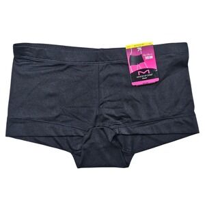 Maidenform‎ Womens Boyshort Underwear Black Size Medium M Fit Like A Dream
